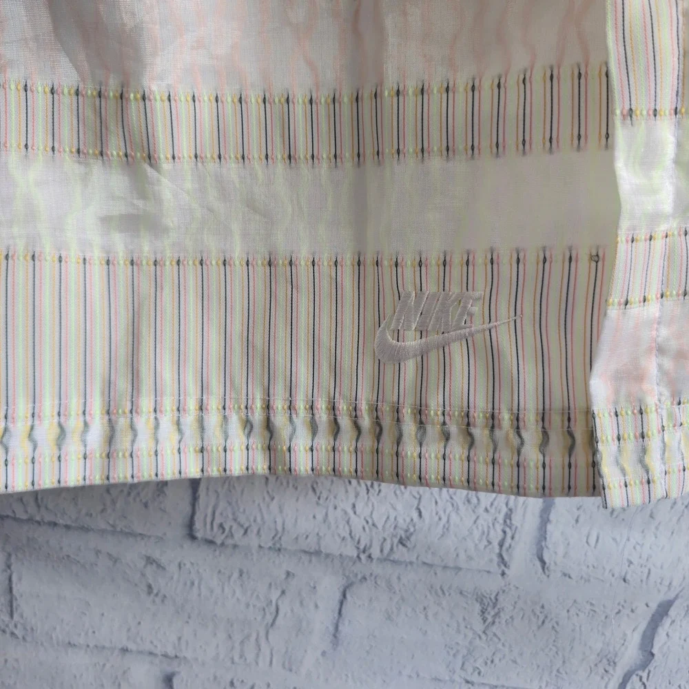 Nike NWT Women's Sportswear Earth Day Pastel Striped Athletic Shorts